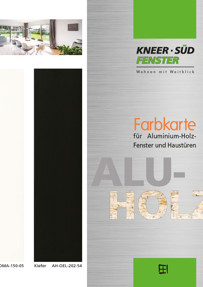 Farben für Aluminium-Holz Fenster und Haustüren von Kneer Südfenster
