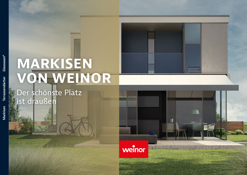 Markisenprospekt Terrassengenuss von weinor