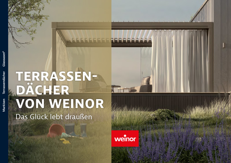 Terrassendachbroschüre von Weinor