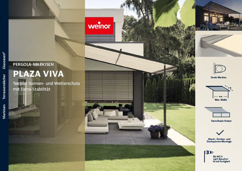 Katalogtitel Plaza Viva - weinor
