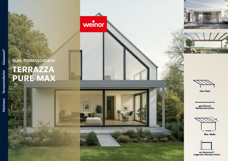 Broschüre - Terrazza Pure Max von weinor