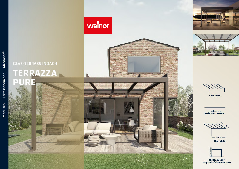 Broschüre - Terrazza Pure von Weinor